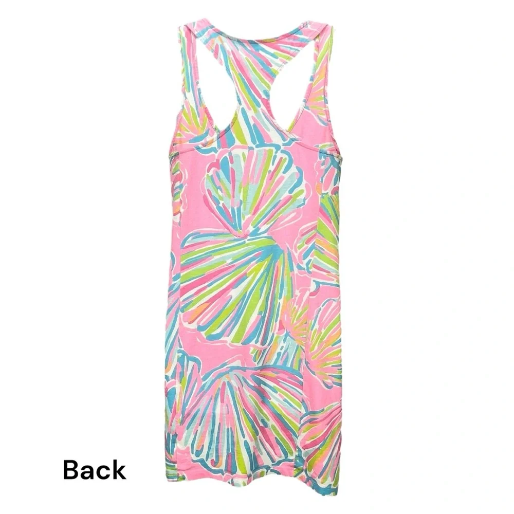 Lilly Pulitzer Women XS Multicolor Racer Back Pima‎ Cotton Casual Comfort Dress
